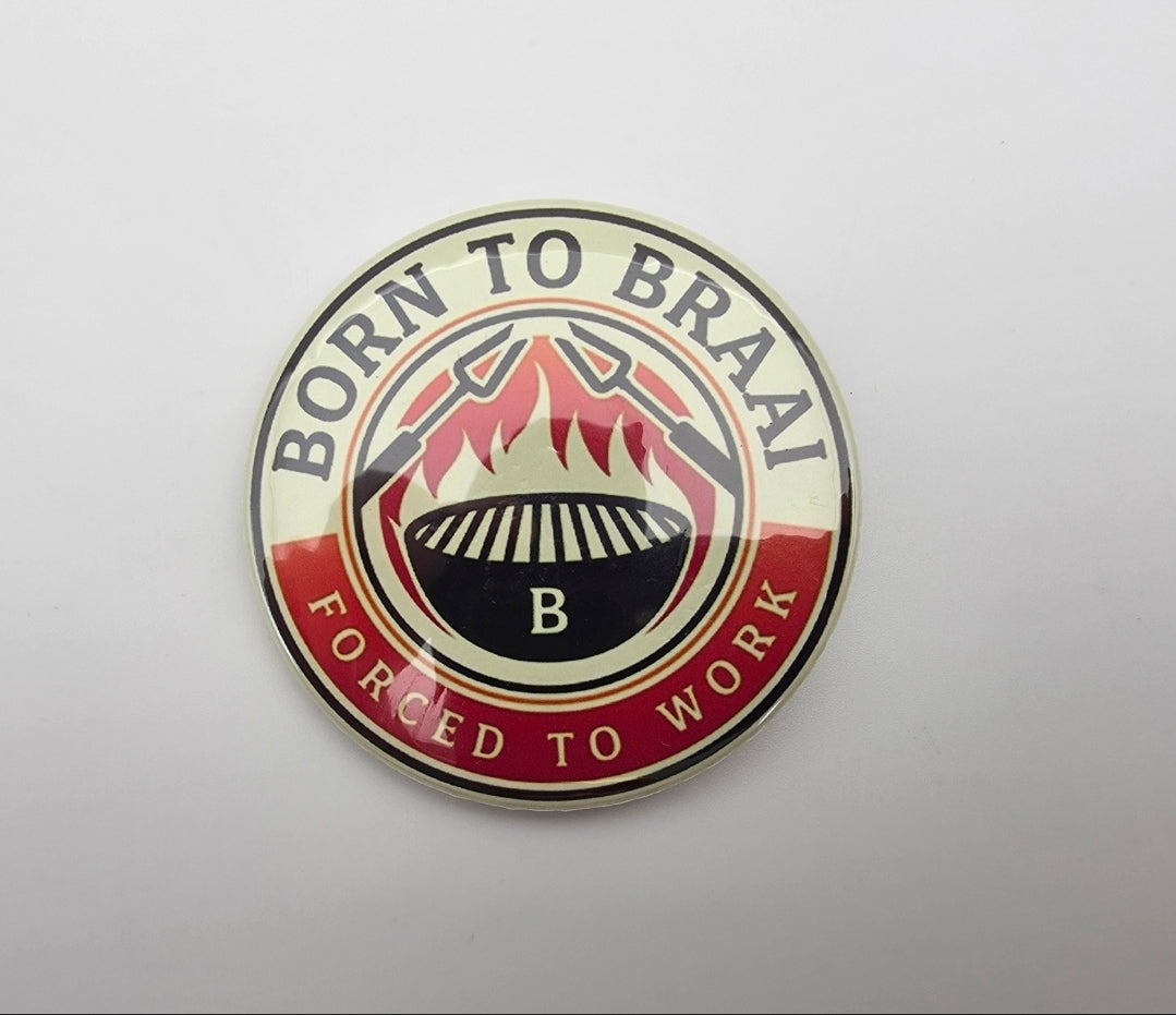 Personalized Metal Tin Badge Pin - 5.8cm