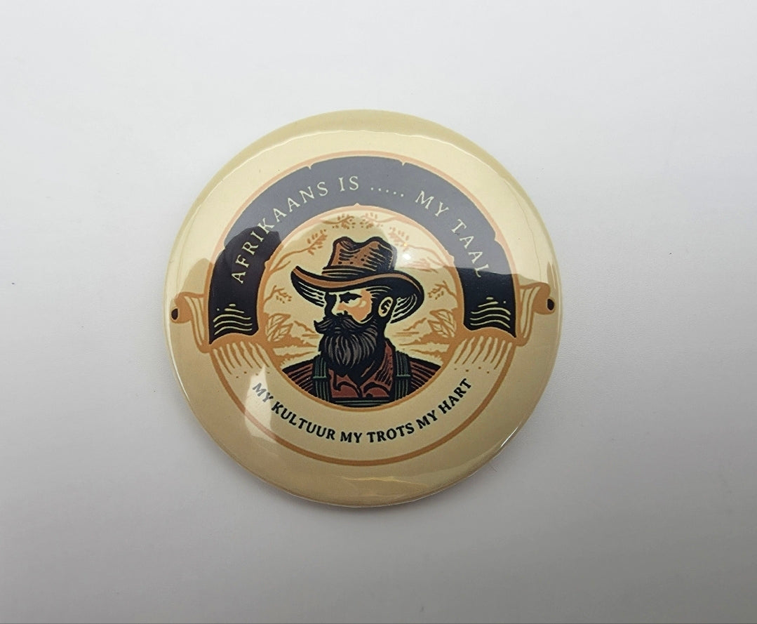 Personalized Metal Tin Badge Pin - 5.8cm