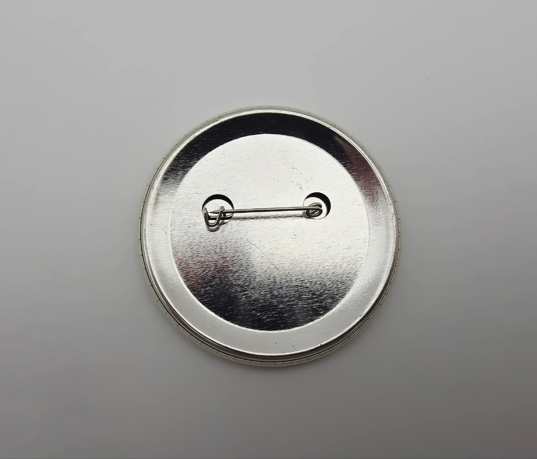 Personalized Metal Tin Badge Pin - 5.8cm