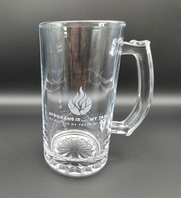 Personalized Glass Beer Mug