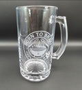 Personalized Glass Beer Mug