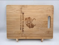 Personalized Bamboo Barbeque / Cheese Board - 30cm X 20cm