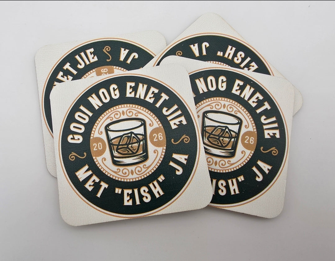 Personalized Wood Coaster (Set of 4) - 9cm x 9cm