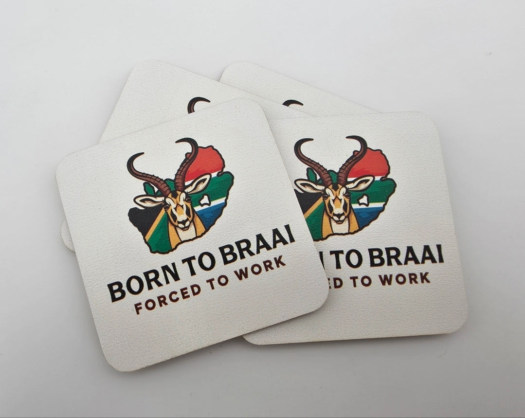 Personalized Wood Coaster (Set of 4) - 9cm x 9cm