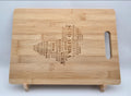 Personalized Bamboo Barbeque / Cheese Board - 30cm X 20cm
