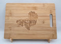 Personalized Bamboo Barbeque / Cheese Board - 30cm X 20cm
