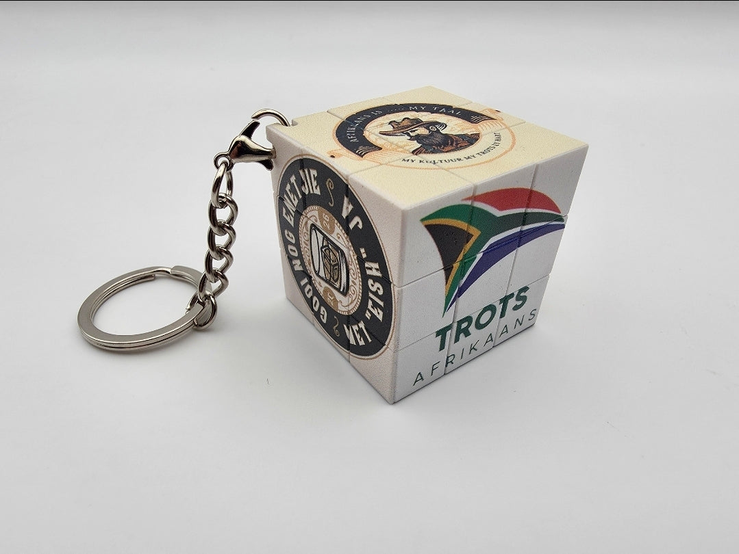 Personalized Cube Keychain - 3cm x 3cm x 3cm