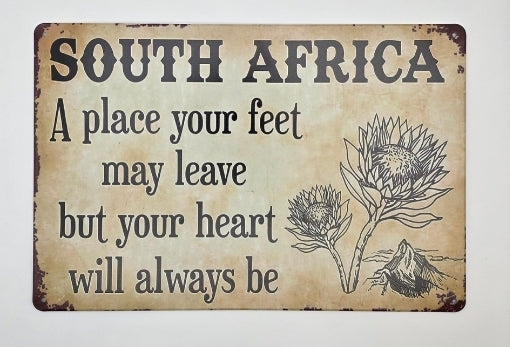 Personalized Vintage Metal Tin Sign - 30cm X 20cm