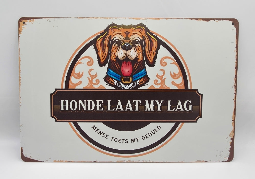 Personalized Vintage Metal Tin Sign - 30cm X 20cm