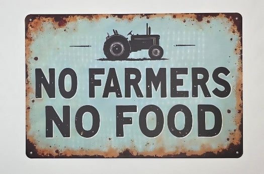 Personalized Vintage Metal Tin Sign - 30cm X 20cm