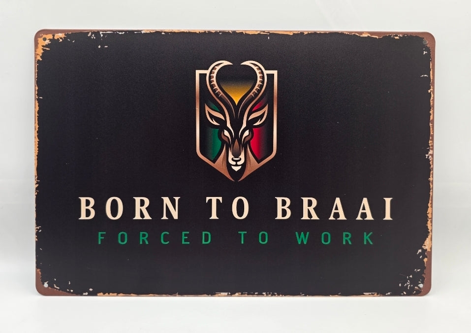 Personalized Vintage Metal Tin Sign - 30cm X 20cm