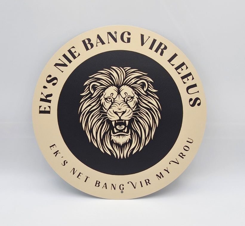 Personalized Vintage Metal Tin Sign - 20cm