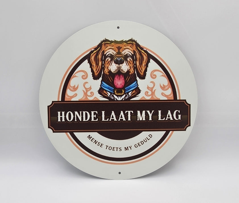 Personalized Vintage Metal Tin Sign - 20cm