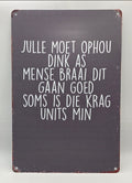 Personalized Vintage Metal Tin Sign - 30cm X 20cm
