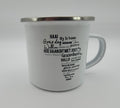 Personalized Enamel Coated Metal Mug