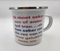 Personalized Enamel Coated Metal Mug