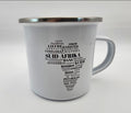 Personalized Enamel Coated Metal Mug