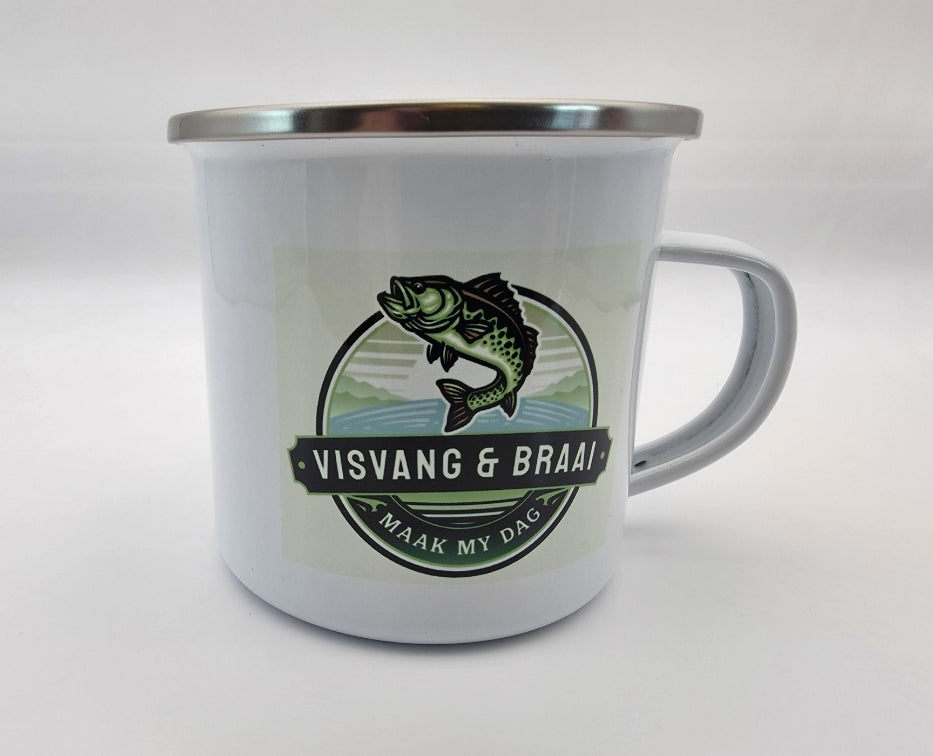 Personalized Enamel Coated Metal Mug