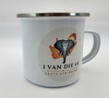 Personalized Enamel Coated Metal Mug
