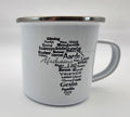 Personalized Enamel Coated Metal Mug