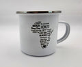 Personalized Enamel Coated Metal Mug