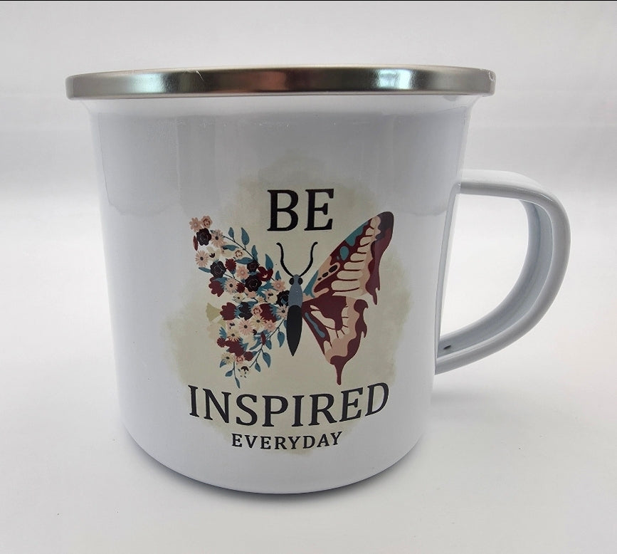 Personalized Enamel Coated Metal Mug