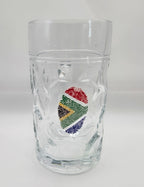 Personalized Glass Beer Mug - 1l