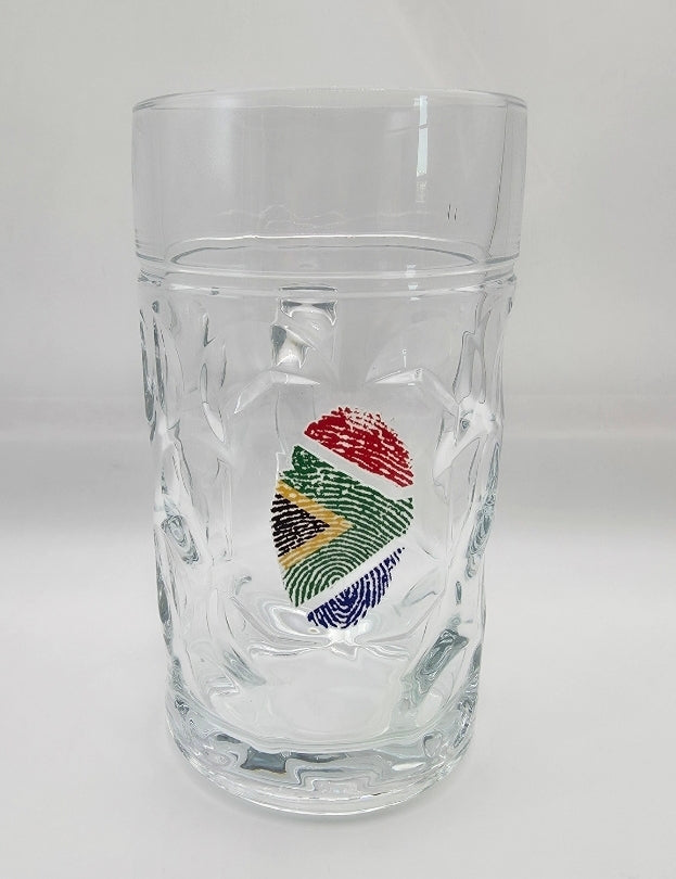 Personalized Glass Beer Mug - 1l