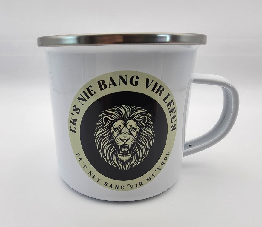Personalized Enamel Coated Metal Mug