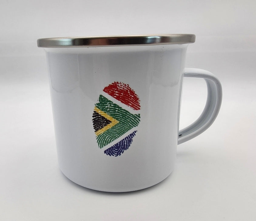 Personalized Enamel Coated Metal Mug