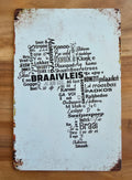 Personalized Vintage Metal Tin Sign - 30cm X 20cm