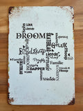 Personalized Vintage Metal Tin Sign - 30cm X 20cm