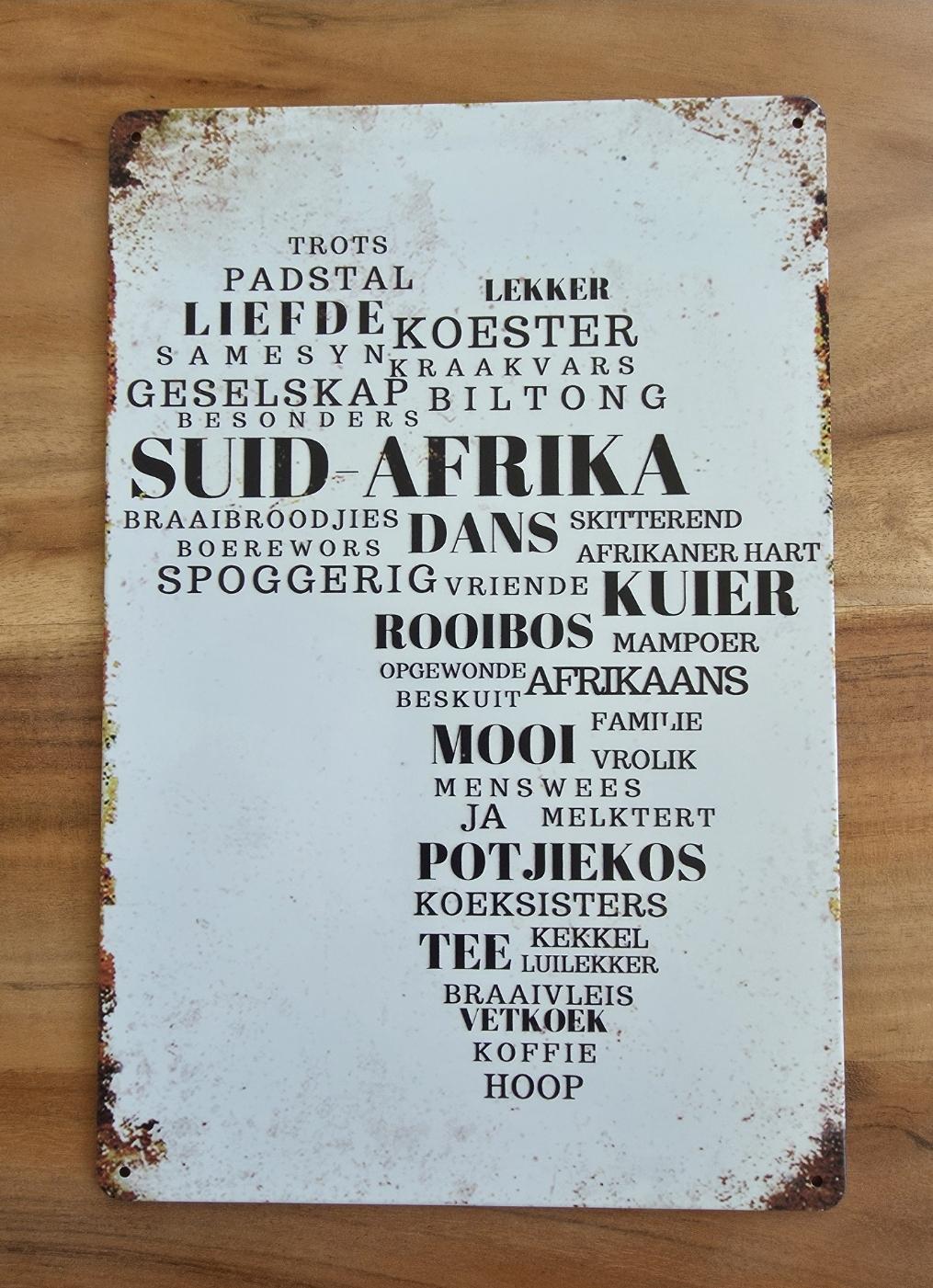 Personalized Vintage Metal Tin Sign - 30cm X 20cm