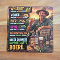 Personalized Vintage Metal Tin Sign - 20cm*20cm