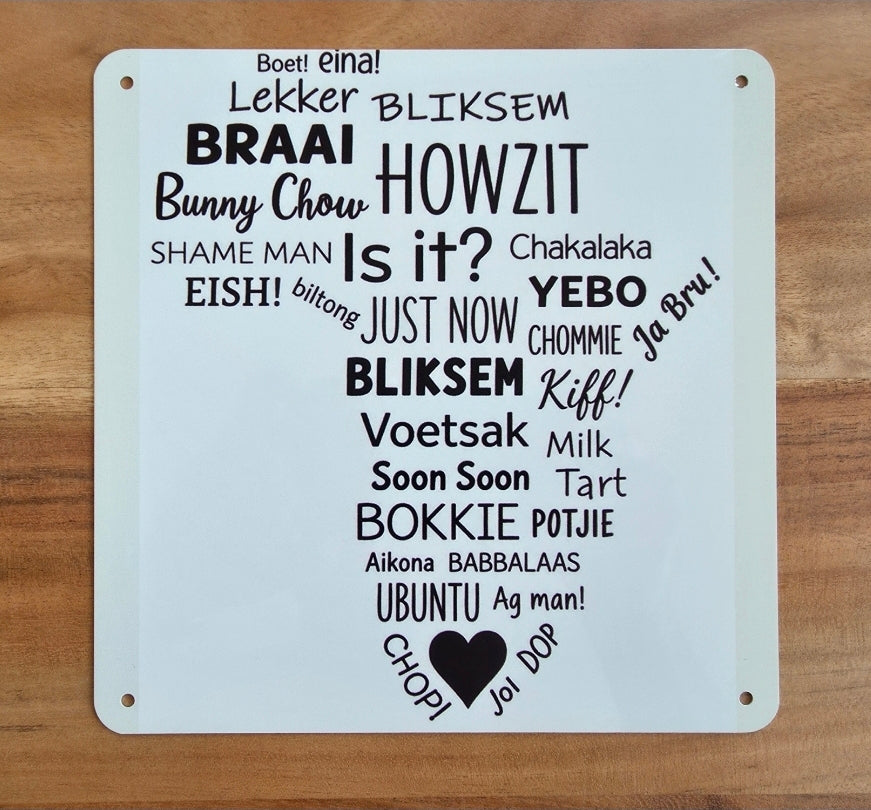 Personalized Vintage Metal Tin Sign - 20cm*20cm