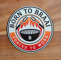 Personalized Vintage Metal Tin Sign - 20cm
