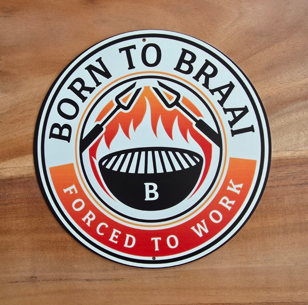 Personalized Vintage Metal Tin Sign - 20cm