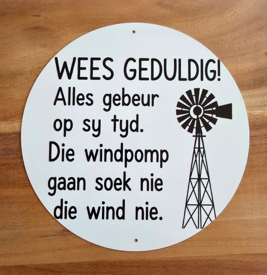 Personalized Vintage Metal Tin Sign - 20cm