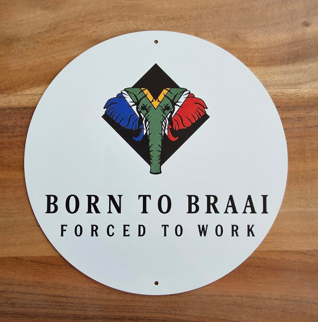 Personalized Vintage Metal Tin Sign - 20cm