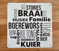 Personalized Vintage Metal Tin Sign - 20cm*20cm