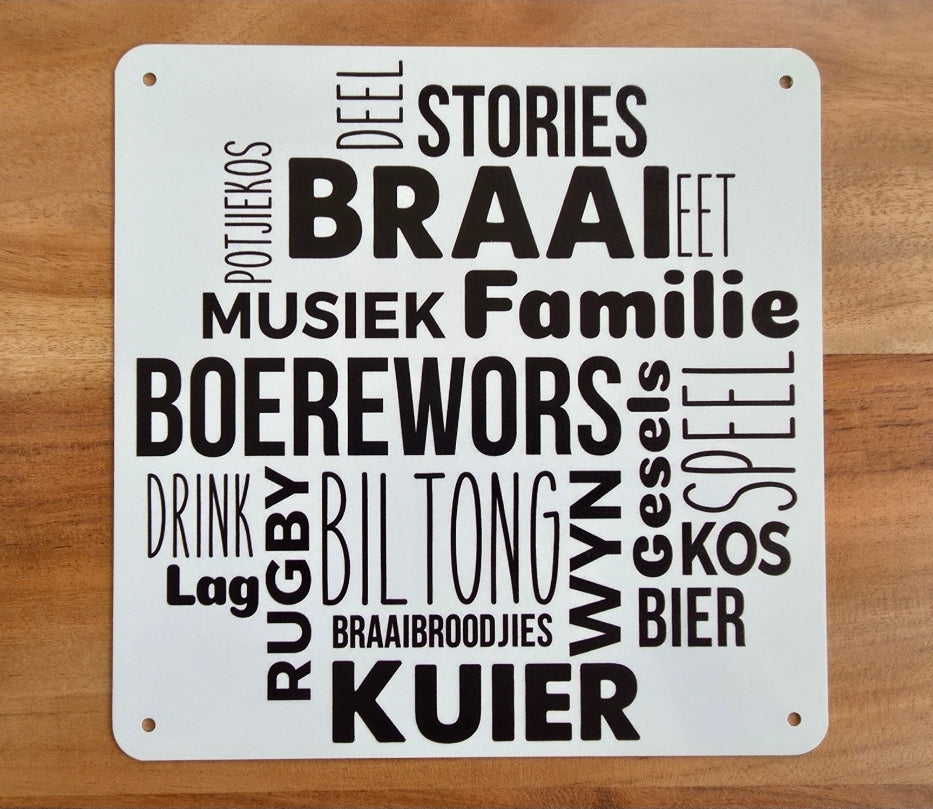 Personalized Vintage Metal Tin Sign - 20cm*20cm