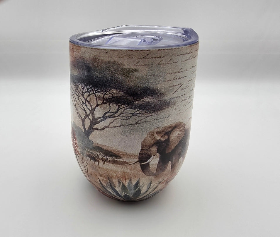 Personalized Enamel Coated Metal Tumbler
